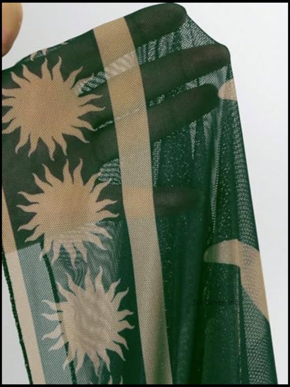 One Piece Swimsuit with Sarong Wrap Skirt Set Beach Cover Up - Picture 6 of 6